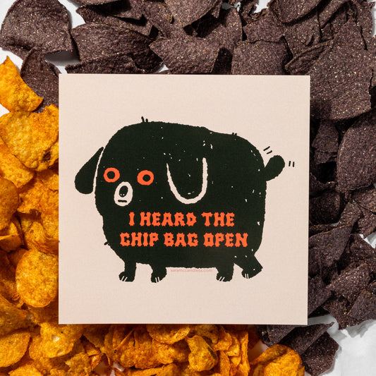 Chip Bag 8x8" Art Print