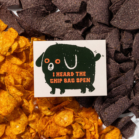 Chip Bag Blank A2 Card With Envelope