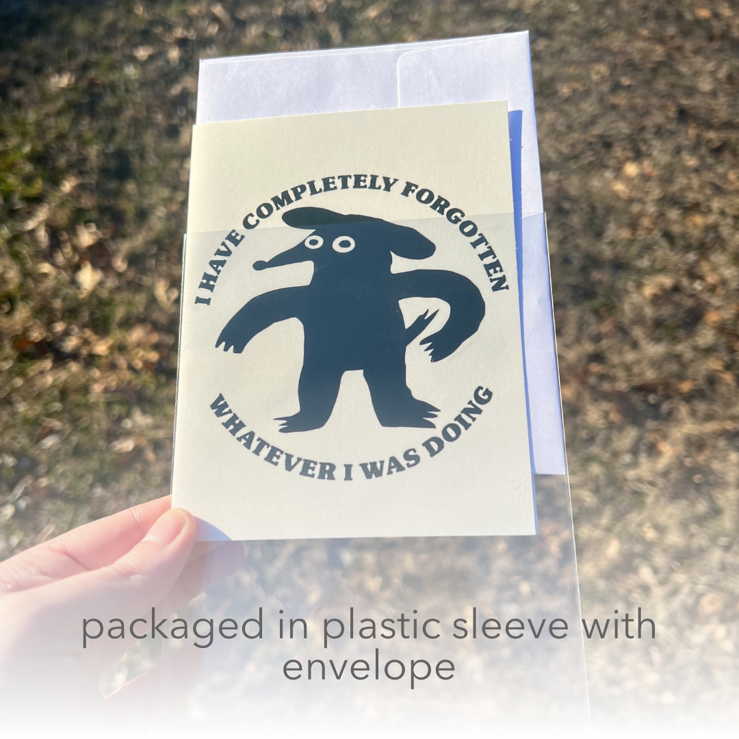 Completely Forgotten Blank A2 Card With Envelope