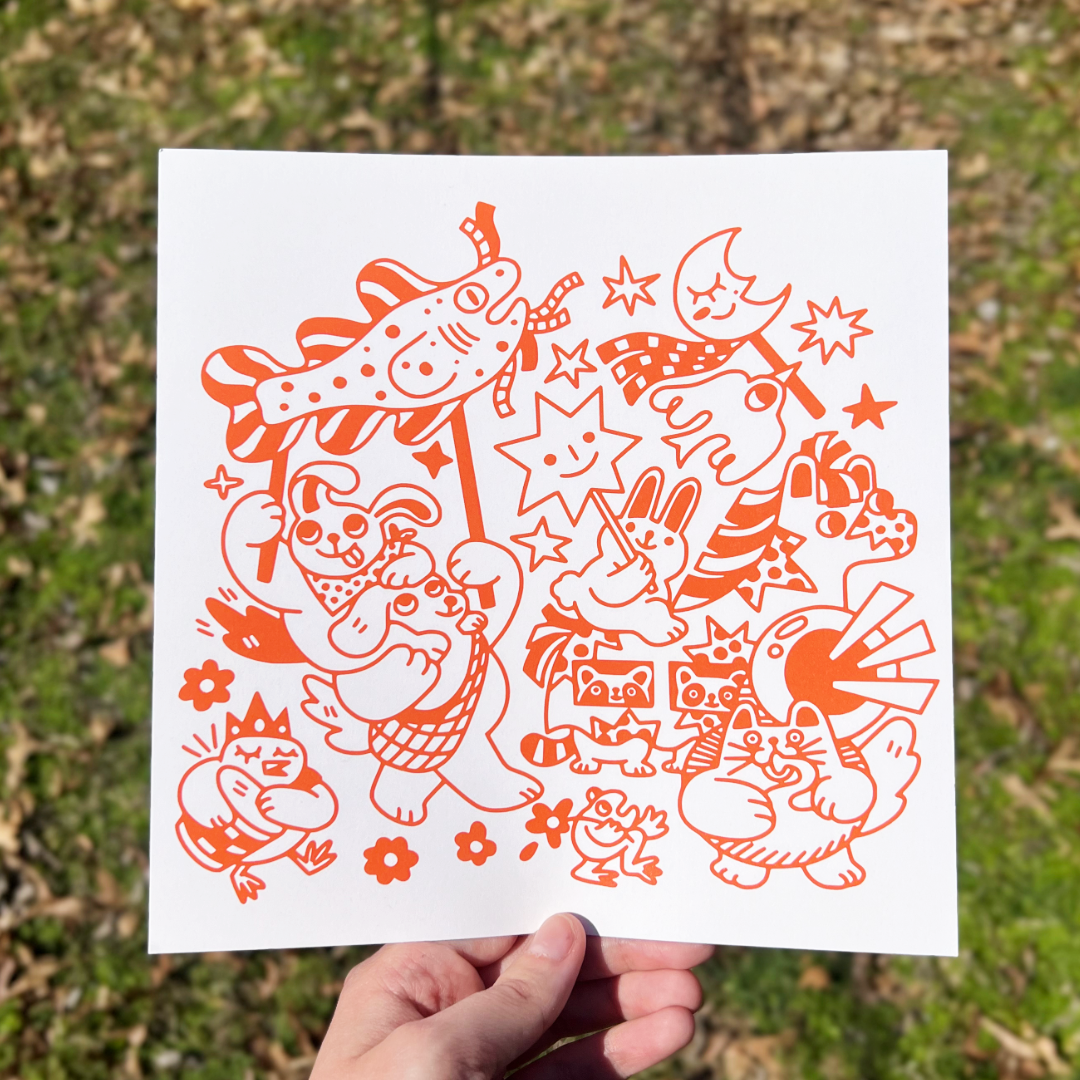 Parade Art Print 8"x8"