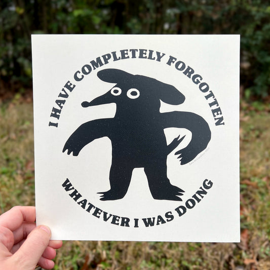 Completely Forgotten Art Print 8"x8"