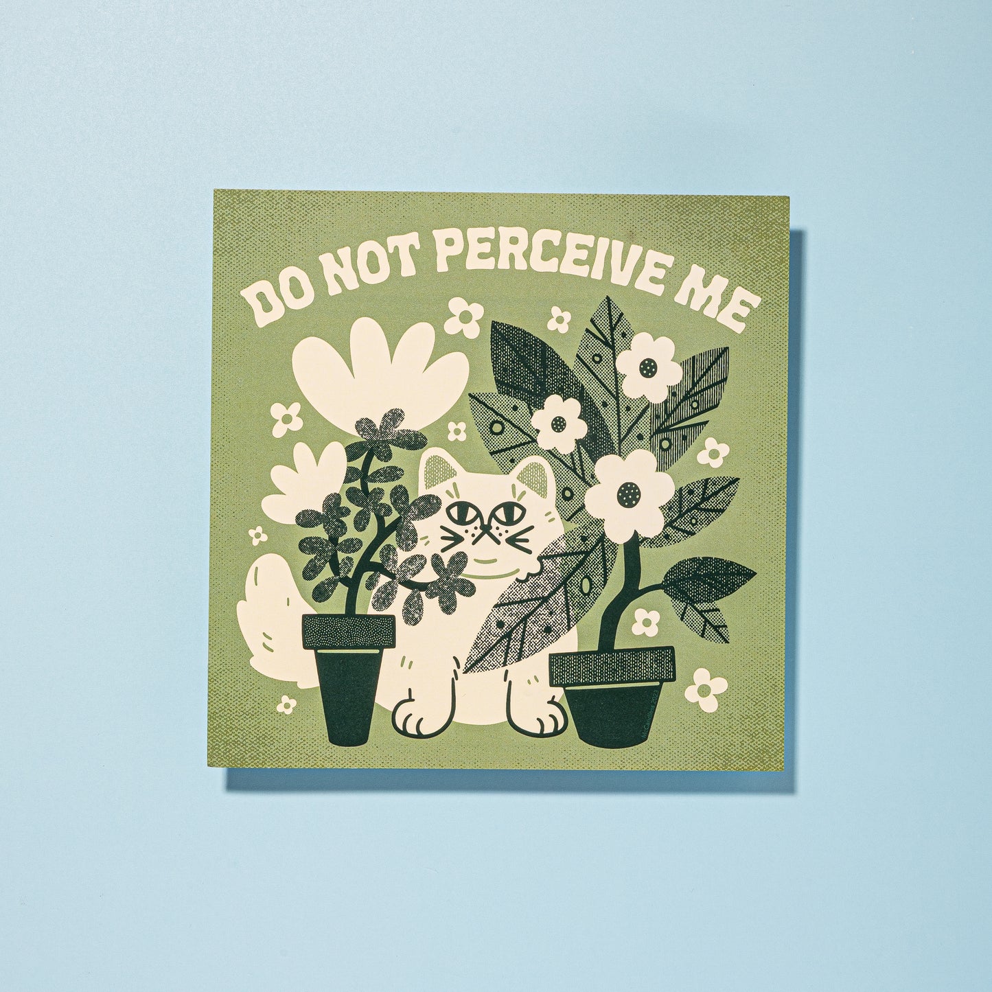 Do Not Perceive Me Art Print 8"x8"