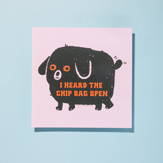 Chip Bag 8x8" Art Print