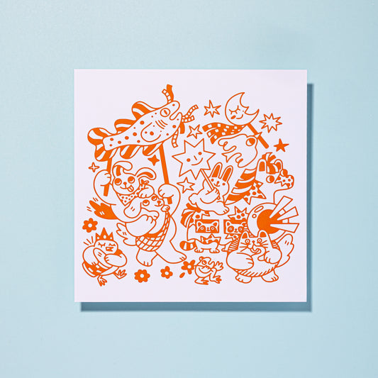 Parade Art Print 8"x8"