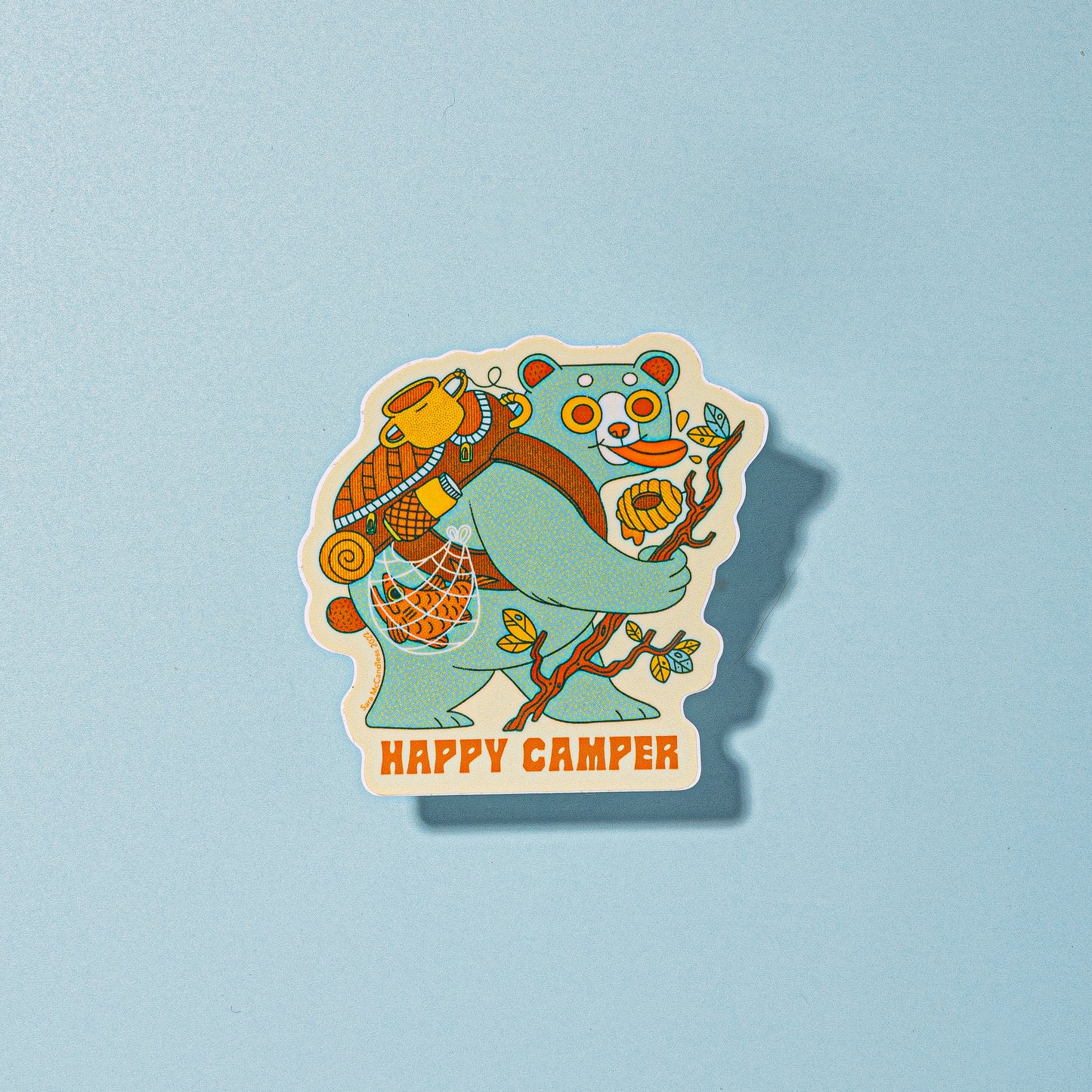 Happy Camper Sticker