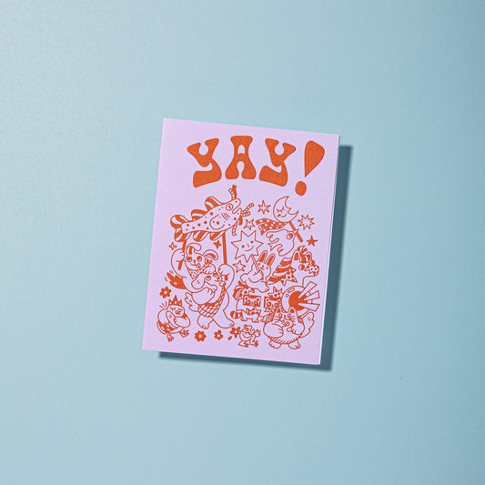 Yay! Blank A2 Card with Envelope