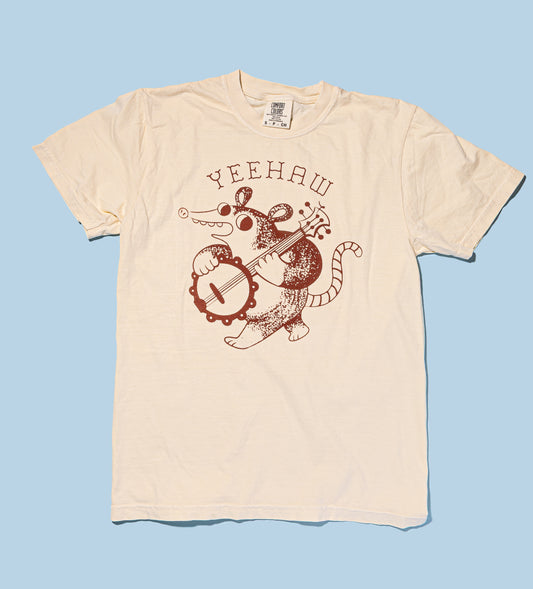 Yeehaw Banjo Possum Shirt
